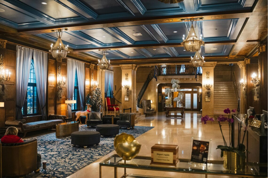 New York City, hotel interieur