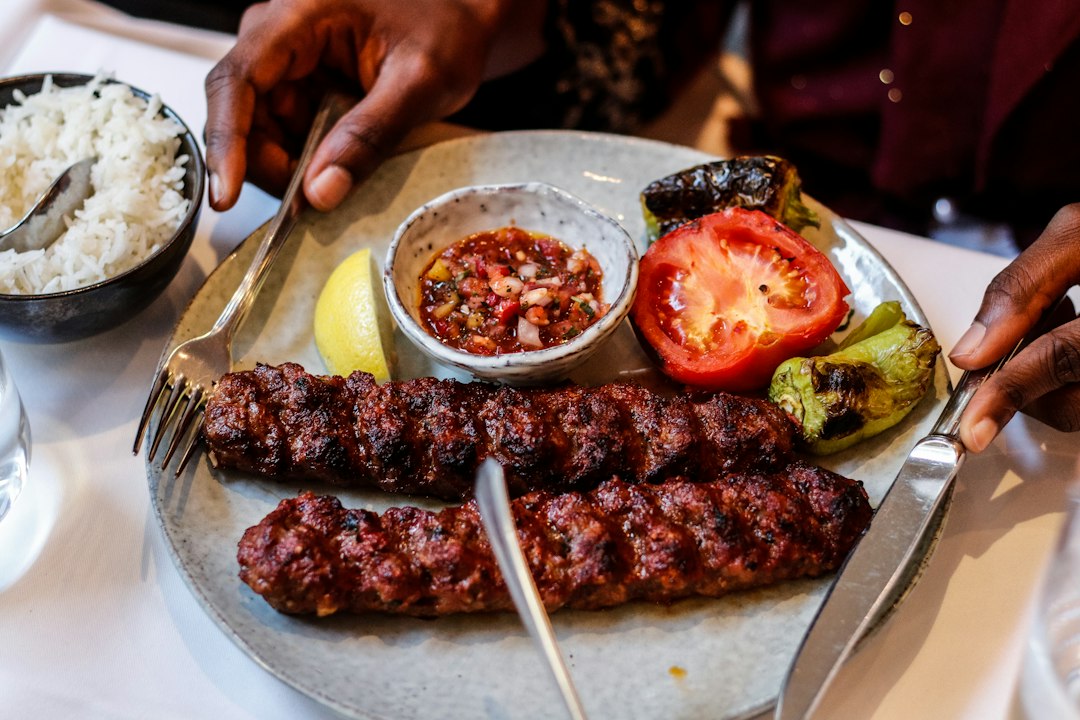 A couple enjoying a meal together at one of London's best Ethiopian restaurants