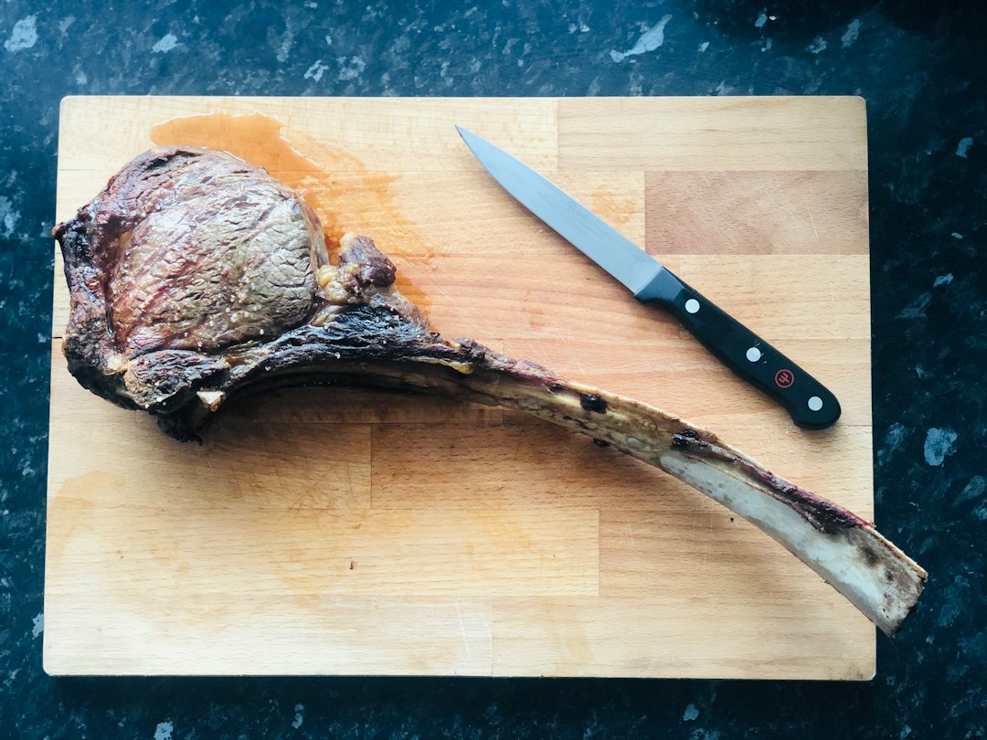 Shopper choosing venison during Borough Market's game season
